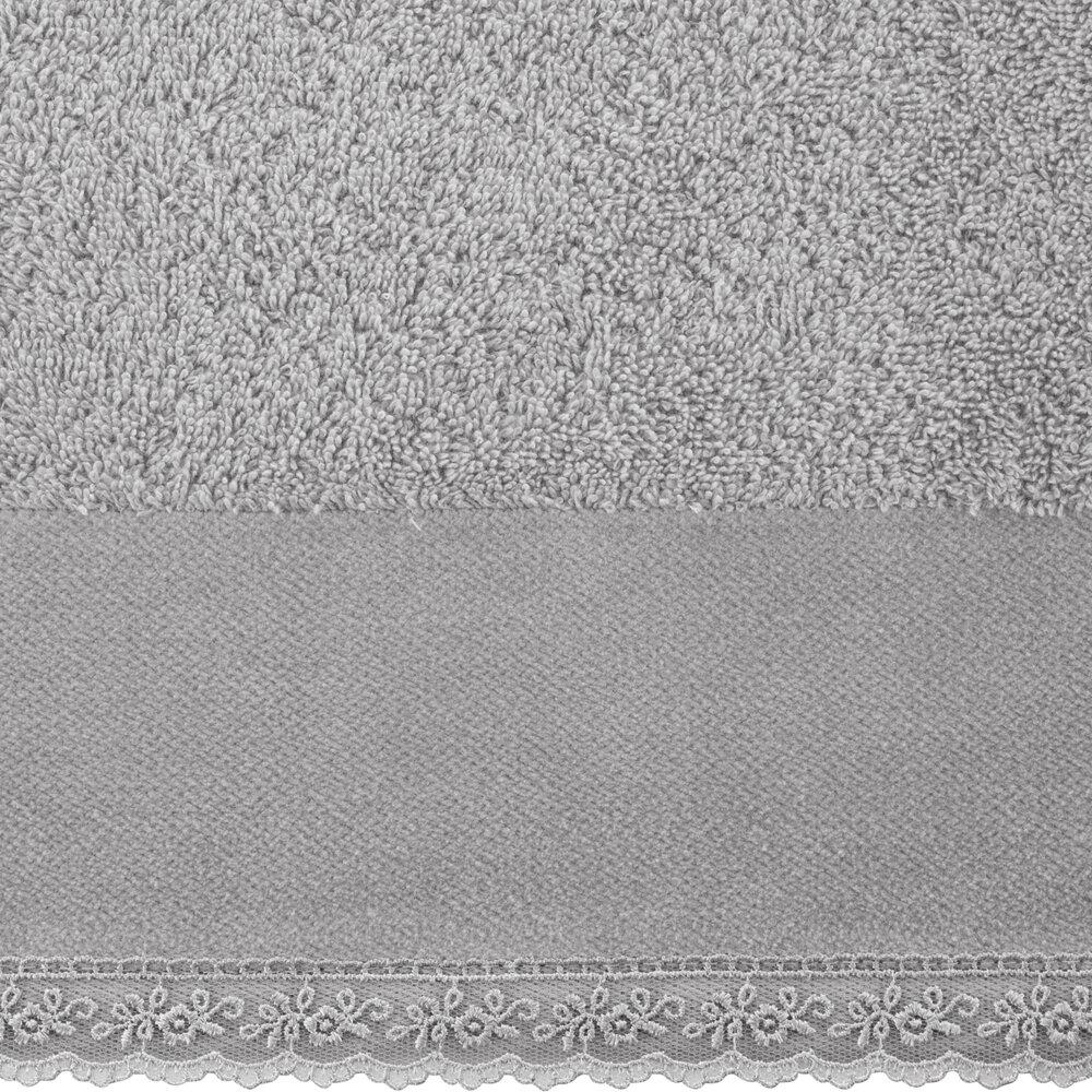 Ręcznik Kąpielowy Emi 50X90 Cm Srebrny