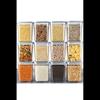 12 Li 900 Ml Vacuum Lid Bpa Free Food Storage Container Set Pulses Flour Sugar