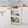 1pc 3 Tier Removable Seam Shelf Organiser,Shelf,Kitchen Fridge Bathroom Bathroom Seam Shelf for Kitchen,Bathroom,Laundry Room and Other Narrow Areas
