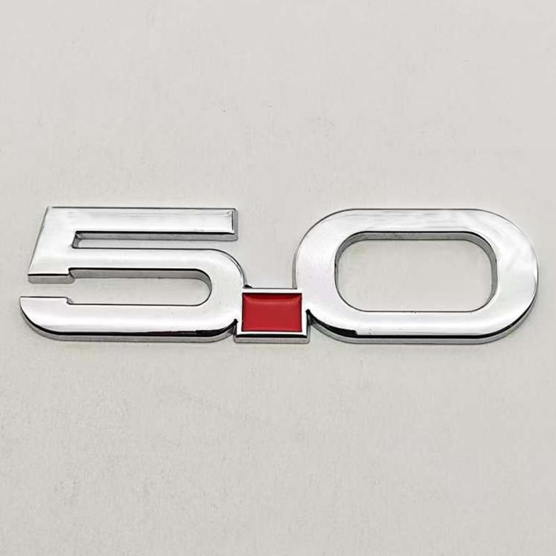 3D Metal Car Styling 5.0 COYOTE V8 Logo Badge Rear Trunk Emblem Fender Side Sticker For Ford Mustang GT SHELBY Auto Accessories