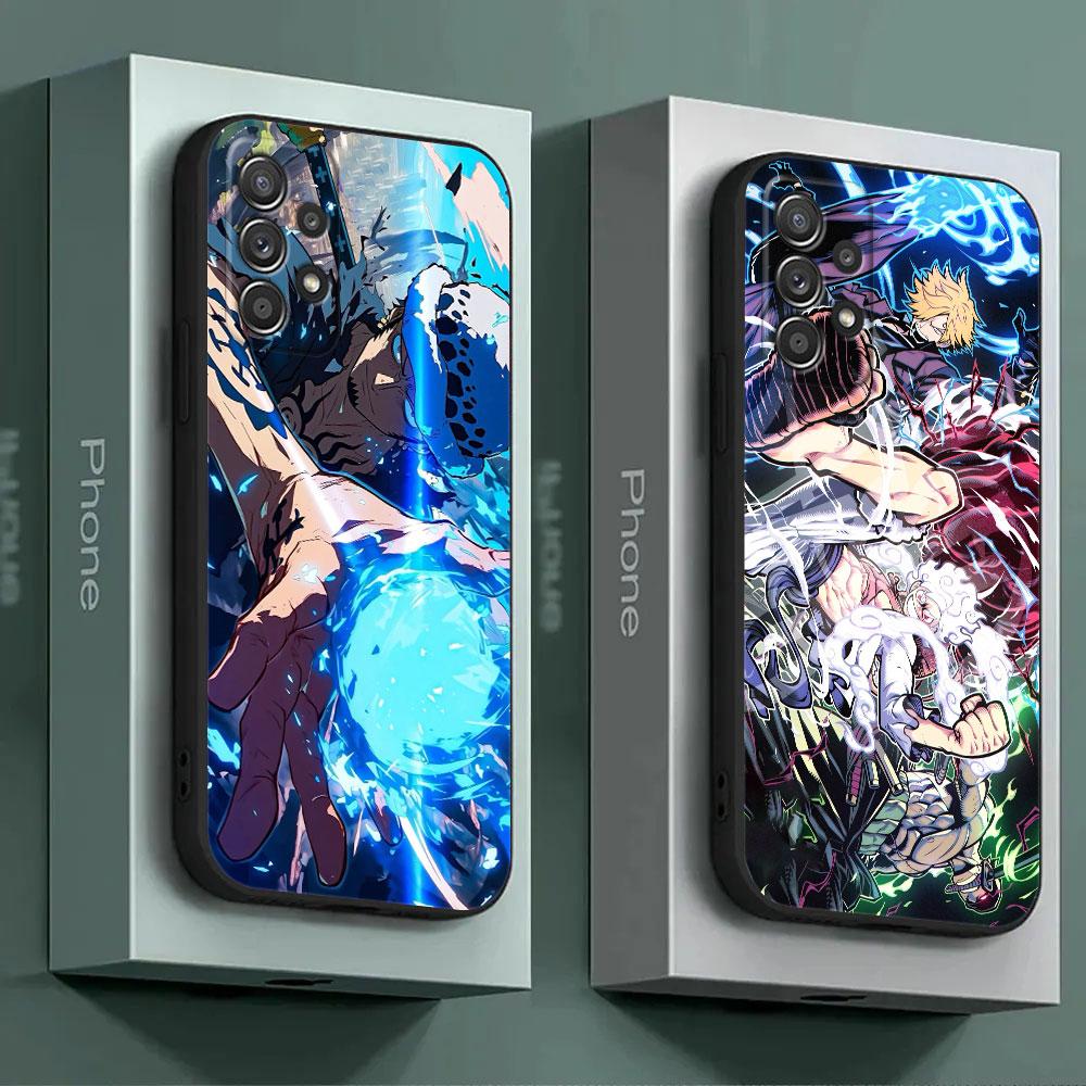 Luffy Gear-5 Zoro One Piece Phone Cover For Samsung Galaxy A56 A57 A37 A55 A36 A26 A17 A07 A35 A34 A53 A54 A52 A73 A72 A32 Case