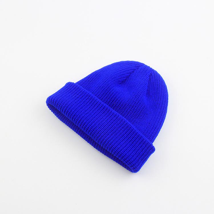 Hat autumn and winter melon fur hat men's knitted wool hat street hooligan hat yuppie winter bag head cold hat tide