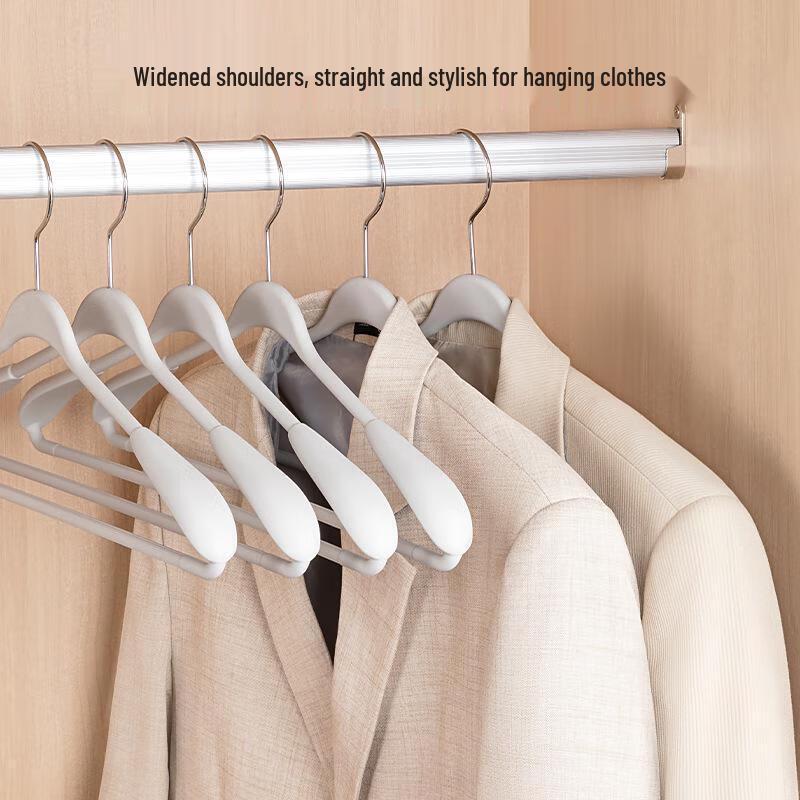 Wide Shoulder Non-Slip Silicone Coat Hanger