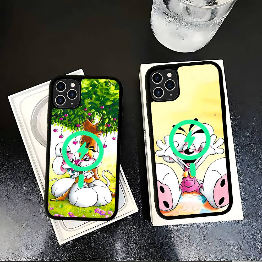 Cartoon D-Diddl Phone Case For IPhone 16 15 14 13 12 11 17 Pro Max Plus Magnetic Wireless Cover