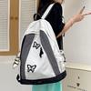 Schoolbag Female Niche Design Dark Butterfly Outdoor Sports Backpack College Student Light Hiking Mountaineering Backpack