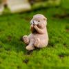 1~10 шт. Милая маленькая фигурка выдры, украшение на торт, кукольный домик, бонсай, модель животного, водяная собака, поделки для дома, кавайный дом