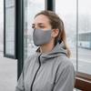 Мягкая маска для лица из ледяного шелка, Защита шеи от солнца на пол-лица, Дышащая маска-щиток для лица с эластичной петлей для ушей для женщин, для улицы, велоспорта, пешего туризма