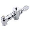 Hesdige Self-Closing Brass Horizontal Foot Pedal Flush Valve