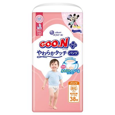 BIG Goon Plus Soft Touch 38 предметов [размер брюк] (12~22 кг) <Disney Design>