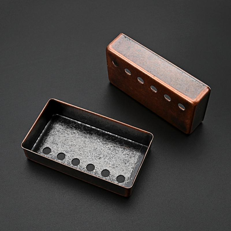 2 шт. Крышка звукоснимателя Humbucker для электрогитары 50 мм 52 мм Медная рама звукоснимателя Крышка звукоснимателя для большинства электрогитар
