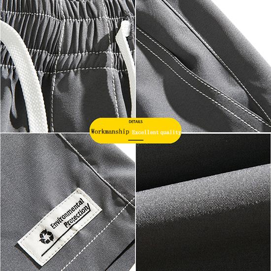 Летние модные капри, свободные шелковые винтажные модные повседневные молодежные верхняя одежда, шорты, модные мужские