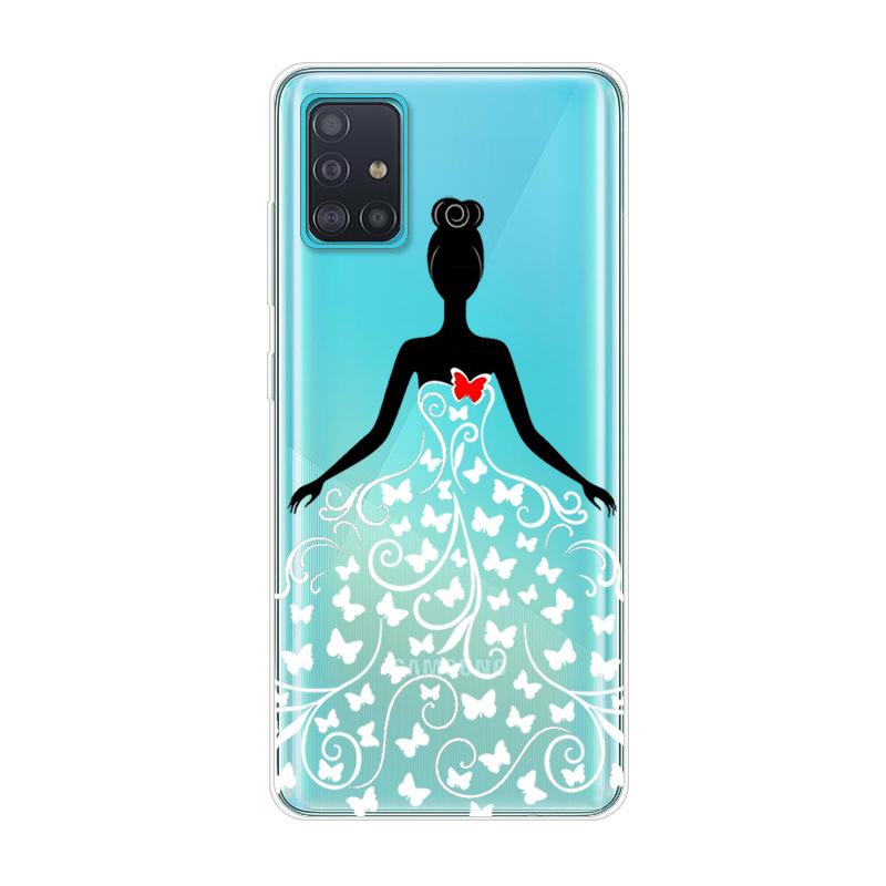 Для чехла Samsung Galaxy A71 A51 M31 Чехол M31S Мягкий силиконовый задний чехол для Samsung A71 M31S Чехол A 51 Ударопрочный чехол M31 Чехол