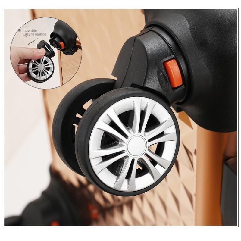 Многослойный чемодан-тележка большой вместимости, косметический кейс-тележка, портативный ящик для инструментов для наращивания ресниц, нейл-арта, татуажа и вышивки