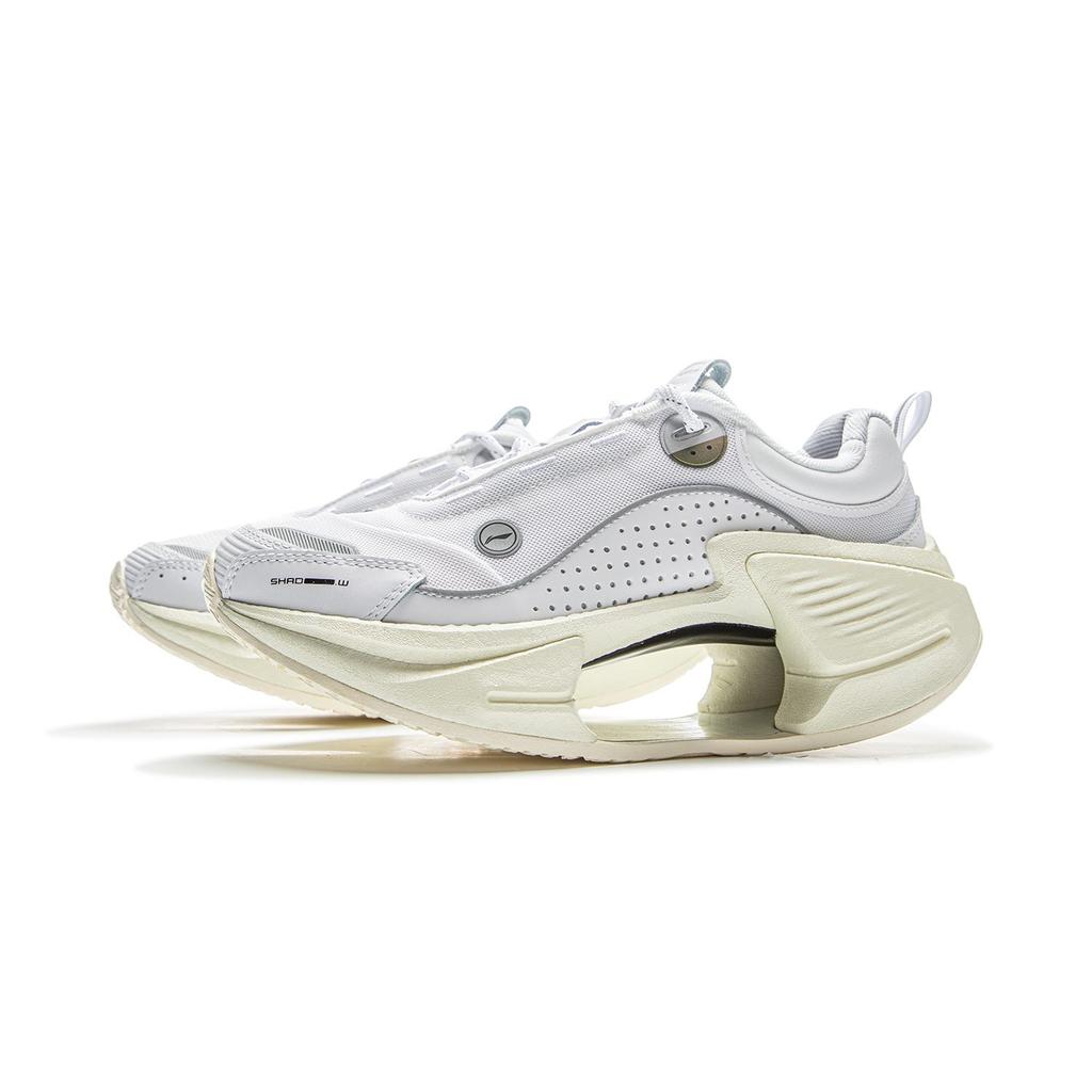 Li Ning Амортизация Отскок Низкие Беговые Кроссовки Женские Стандартные Белые AZGV034-1
