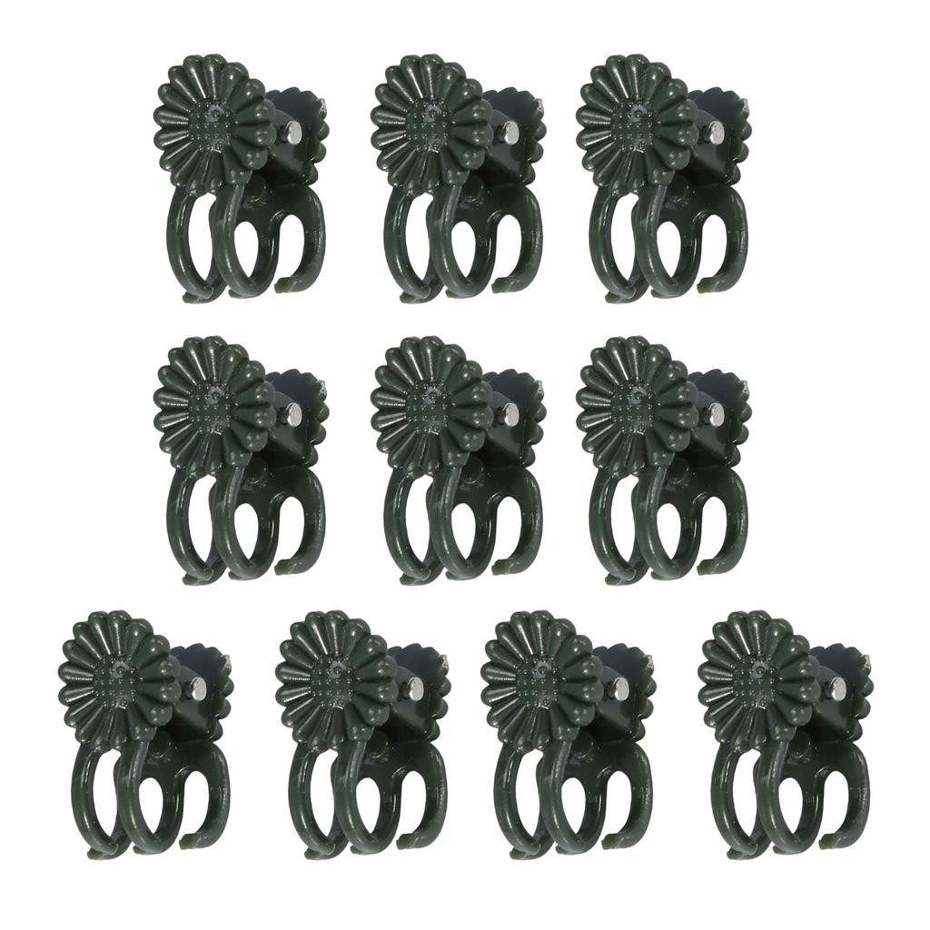 20/40/100 шт. зажимы для растений зажимы для орхидей растения орхидеи опорные зажимы для поддержки стеблей лозы стебли цветов зажимы для лозы