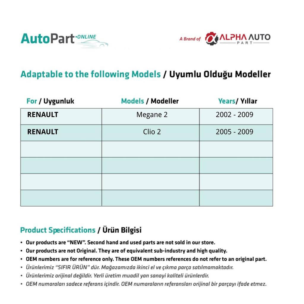 Glovebox Latch Spring Loaded for Renault Megane II, Clio III-Black