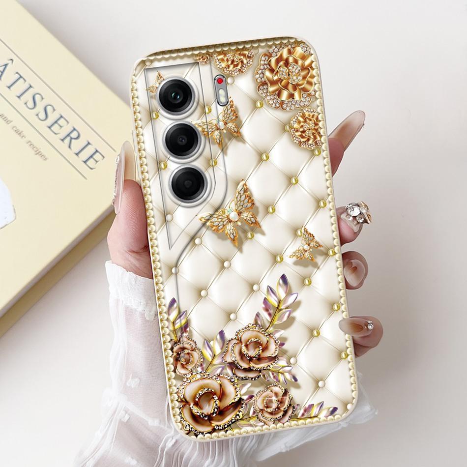 For Tecno Camon 40 Pro 4G Camon40 CM5 CM6 Cute Rabbit Cat Cartoon Phone Case For Camon 40 40Pro 4G Soft Silicone Cases Bumpers