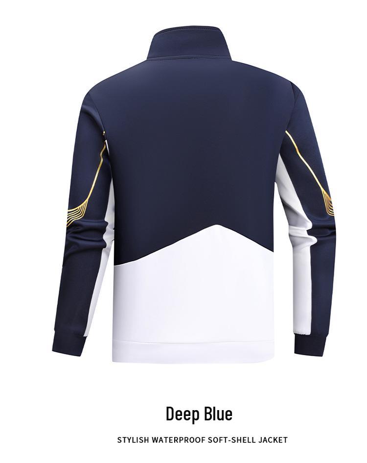 Unisex Team Sports Uniform Set: Training, Competition, Award Ceremony & Printable Spring/Autumn Jacket