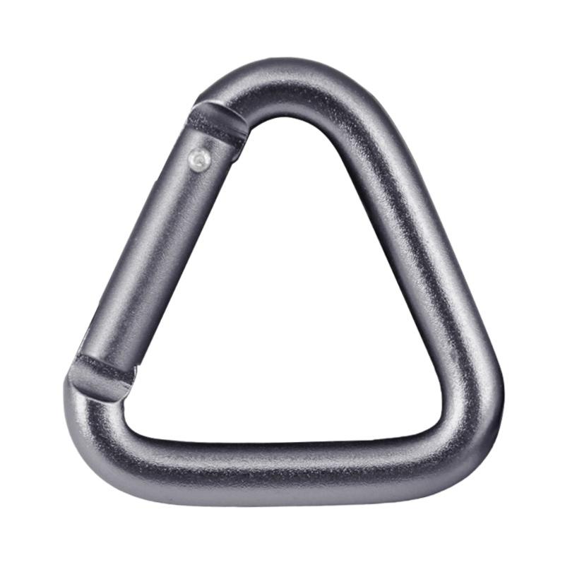 Spring Locking Carabiner Aluminum Alloys Carabiner Keychains Hook Clip Locking Carabiner Hiking Clip with Spring Snap
