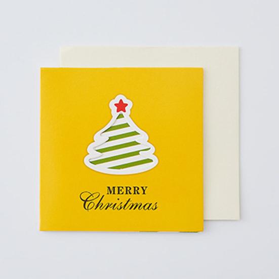 Поздравительная открытка Модная красочная легкая рождественская открытка Экологичная инновационная рождественская открытка Рождественская открытка для подарков