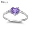 Lindon Classic Ring For Women With Round Shape Zircon Wedding Party Gift Size 6-10