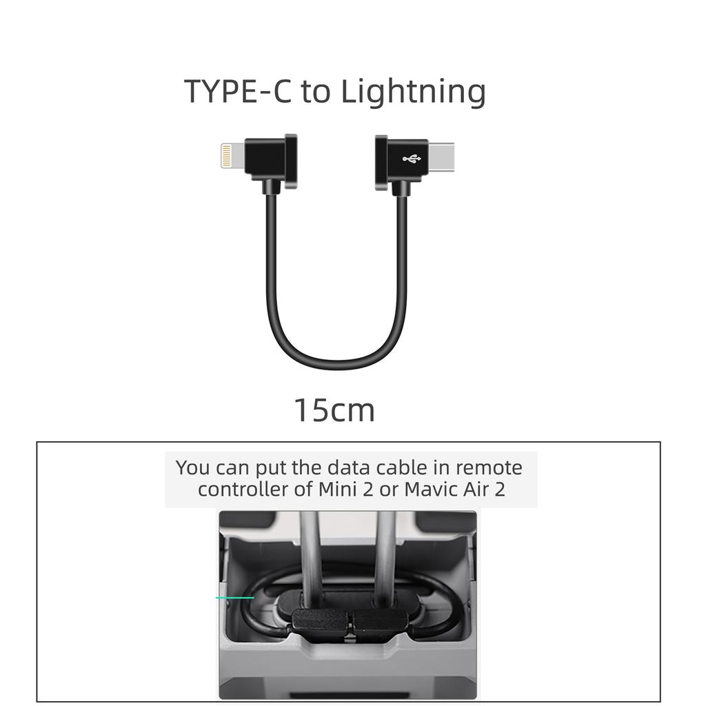 30CM 1M Mavic Air 2/Mini 2 Drone Remote Controller Micro USB Type-C IOS Android Data Cable Tablet Line Wire For DJI Mavic Air 2