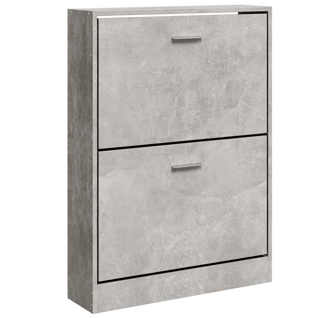 Vidaxl Szafka Na Buty, Szarość Betonu, 59X17X81 Cm