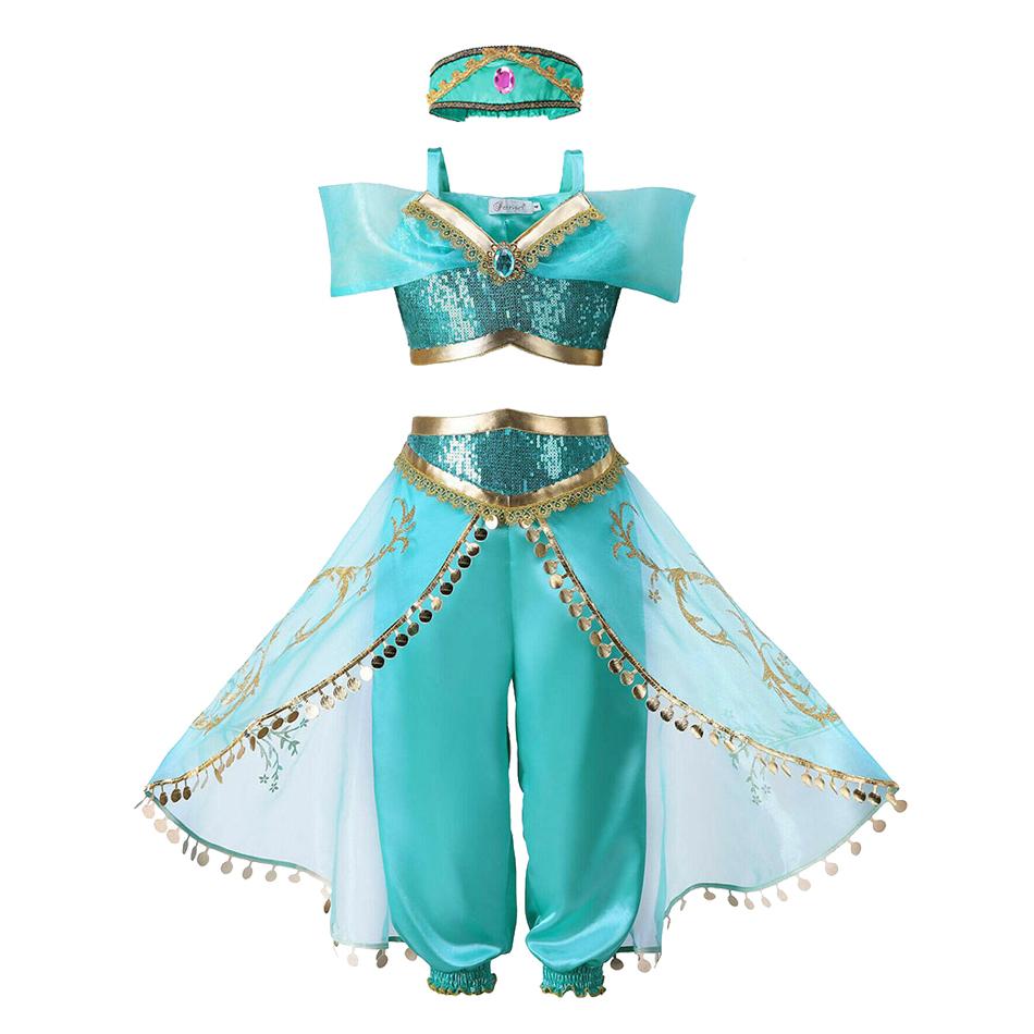 Kids Princess Costume Girls Elsa Anna Dress Carnival Cosplay Snow White Aurora Moana Rapunzel Mermaid Belle Party Outfits