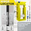 Plastic Hinge & Door Lock Hole Positioner, Drilling Locator for Hardware Installation