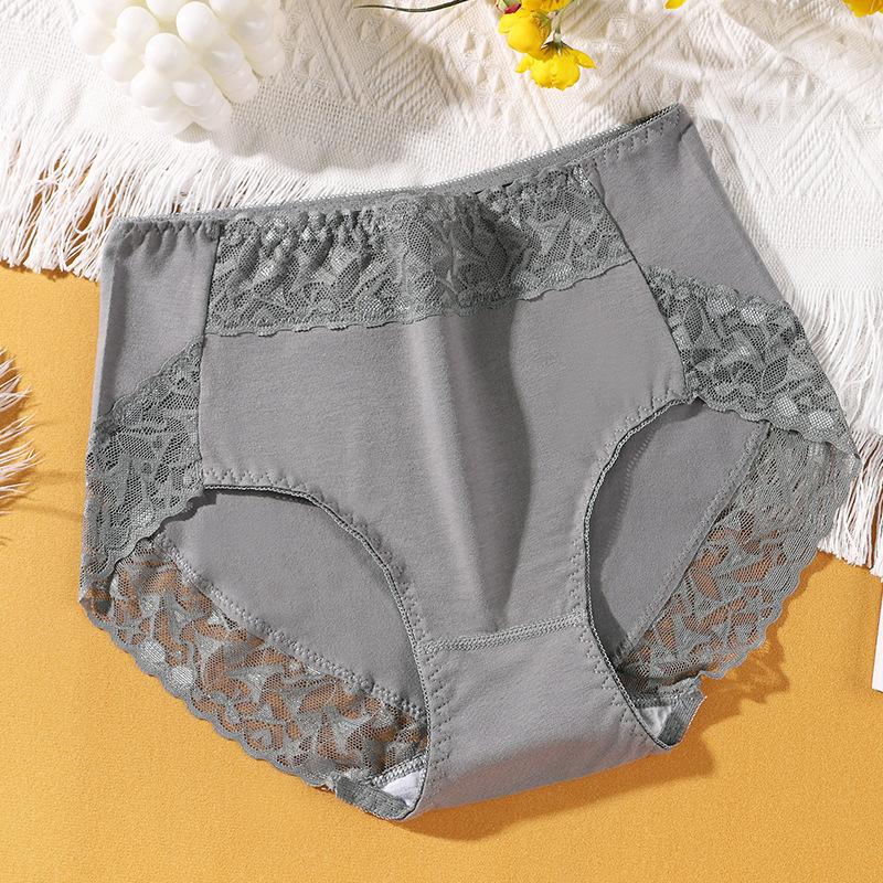 Нижнее белье из модала, женские трусики с высокой талией, подтягивающим живот, с подтяжкой бедер, эластичные удобные трусы большого размера