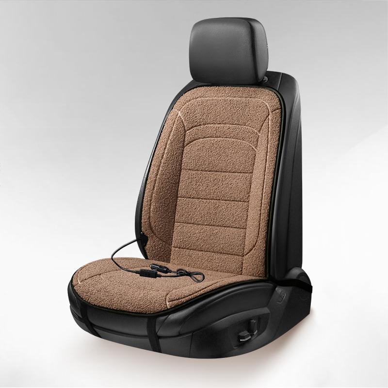 12 В чехол для автомобильного сиденья с подогревом, универсальный быстросохнущий чехол для подушки сиденья автомобиля, зимние теплые авто коврики с подогревом