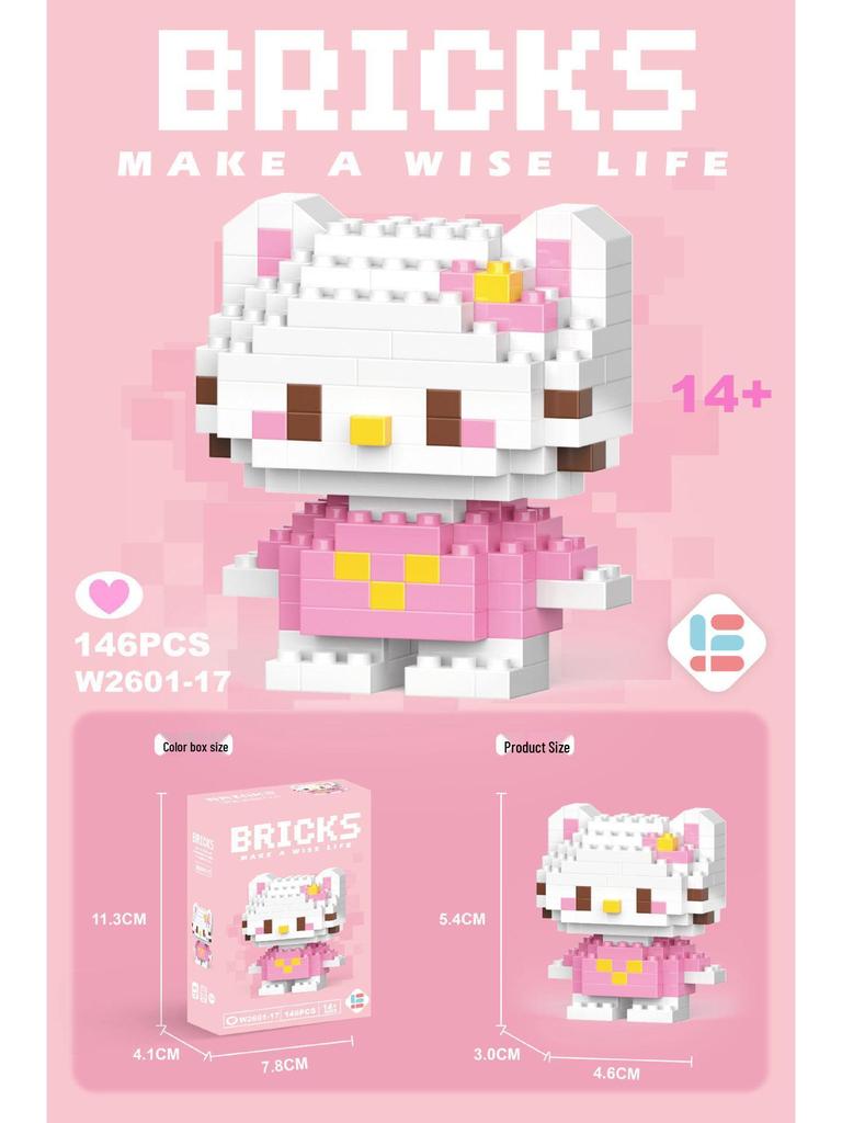 Совместимые с Lego микро строительные блоки мультяшные фигурки - детские развивающие настольные игрушки