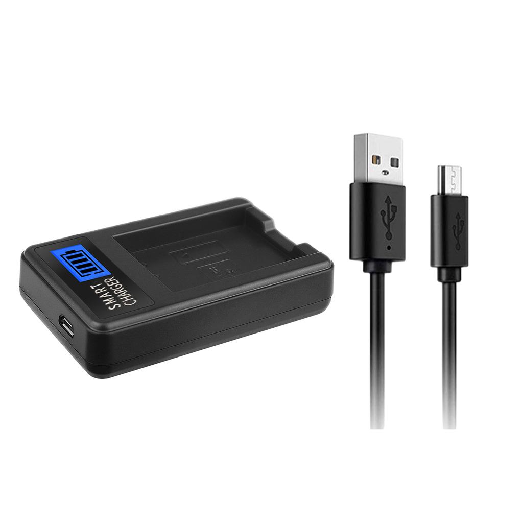 LP-E10 LPE10 LP E10 USB Battery Charger with LCD Screen Replacement for EOS 1100D 1200D EOS Rebel T3 EOS Rebel