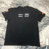 District Y2K Футболка с принтом для концерта Мужская 2XL Черный Хлопок Графический Винтажный