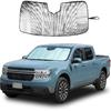Солнцезащитный козырек на лобовое стекло для Ford Ranger Maverick 2022-2024, Складной автомобильный солнцезащитный козырек для переднего стекла, Автомобильные солнцезащитные козырьки для защиты от солнца блокируют УФ-лучи и