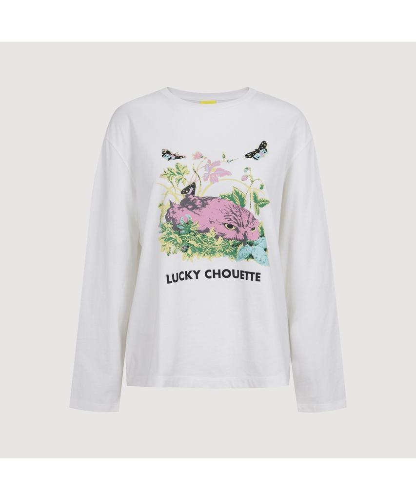 LUCKY CHOUETTE Футболка с длинным рукавом Chouette Point (белый) Lftas25270Whx