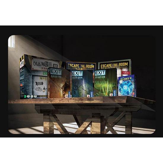 Корейские настольные игры EXIT Room Escape Game Таинственный музей, популярная корейская игра