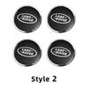 62mm 4Pcs Car Wheel Center Hub Caps For Land Rover Range Rover Freelander Defender Sport Evoque 3 4 L319 L462  Accessories XS3