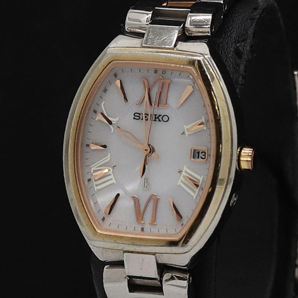 [USED] Seiko Lucia Women's Watch SSQW028 Radio-Controlled with Box