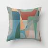 Colorful Geometric Print Pillowcase Office Living Room Car Ornaments Home Pillowcase