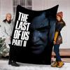 1pc The Last of Us Part Outdoor Flannel Blanket, Cozy & Warm Soft Te Playful Design, Napping Camping,