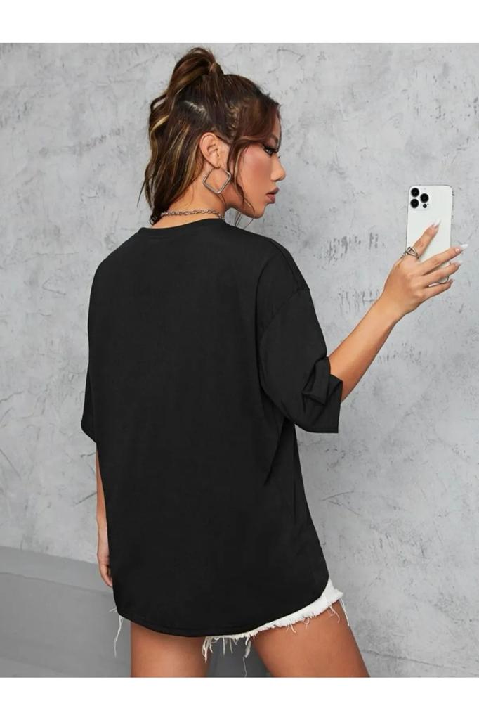 Женская стильная футболка большого размера, белая футболка большого размера с принтом лица