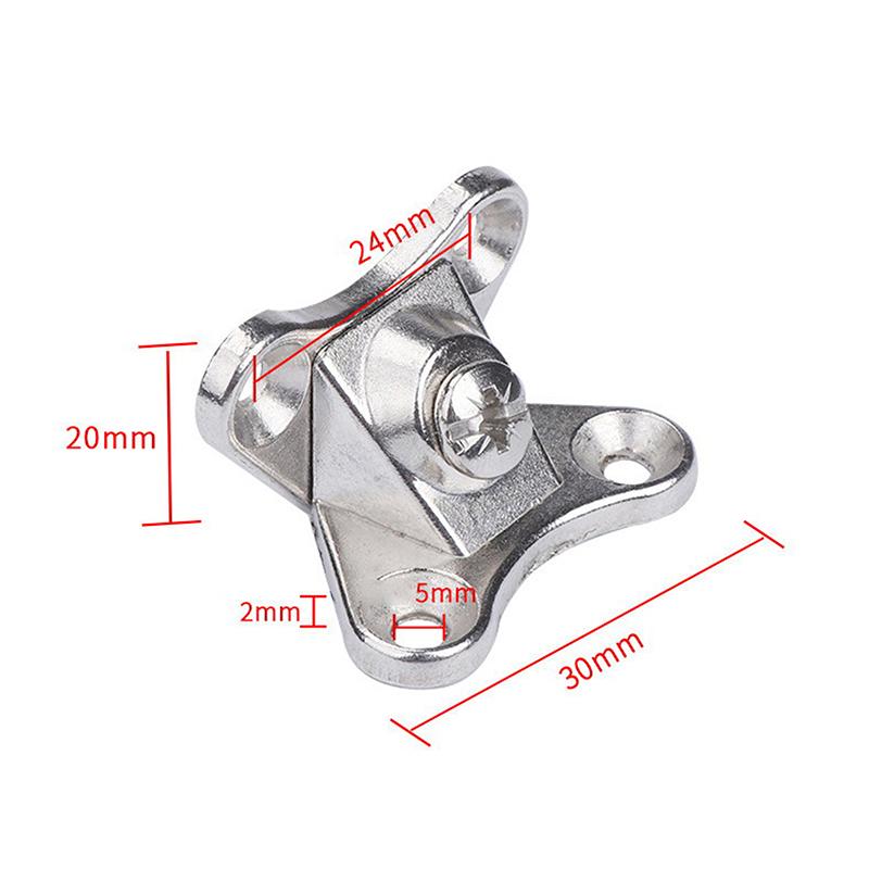 5Pcs Corner Brackets Screws L-Shaped Butterfly Support Connector Removable Combination Fasteners Right Angle Bracket Corner Code