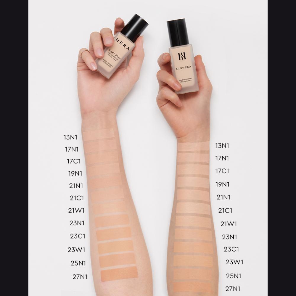 Hera SILKY STAY 24Ч СТОЙКОСТЬ SPF 20/ PA++ 30г