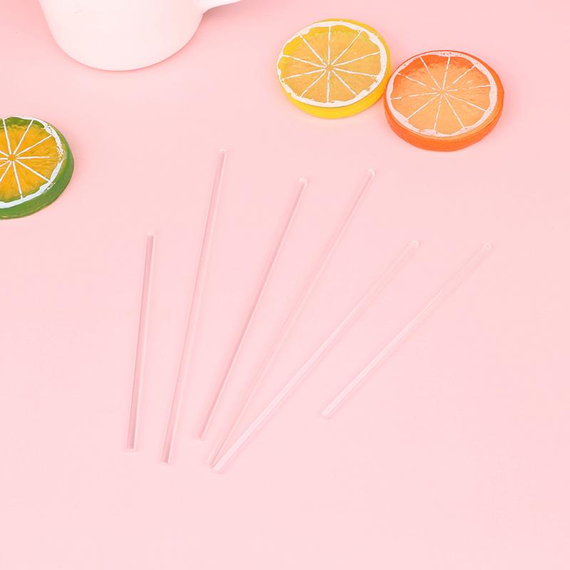 50 шт. прозрачные акриловые палочки многоразовые палочки для тортов для приготовления десерта