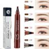 Tattoo Eyebrow 3D Liquid Ink Pen Waterproof 4 Fork Pencil Brow Eyes Makeup Female Cosmetics