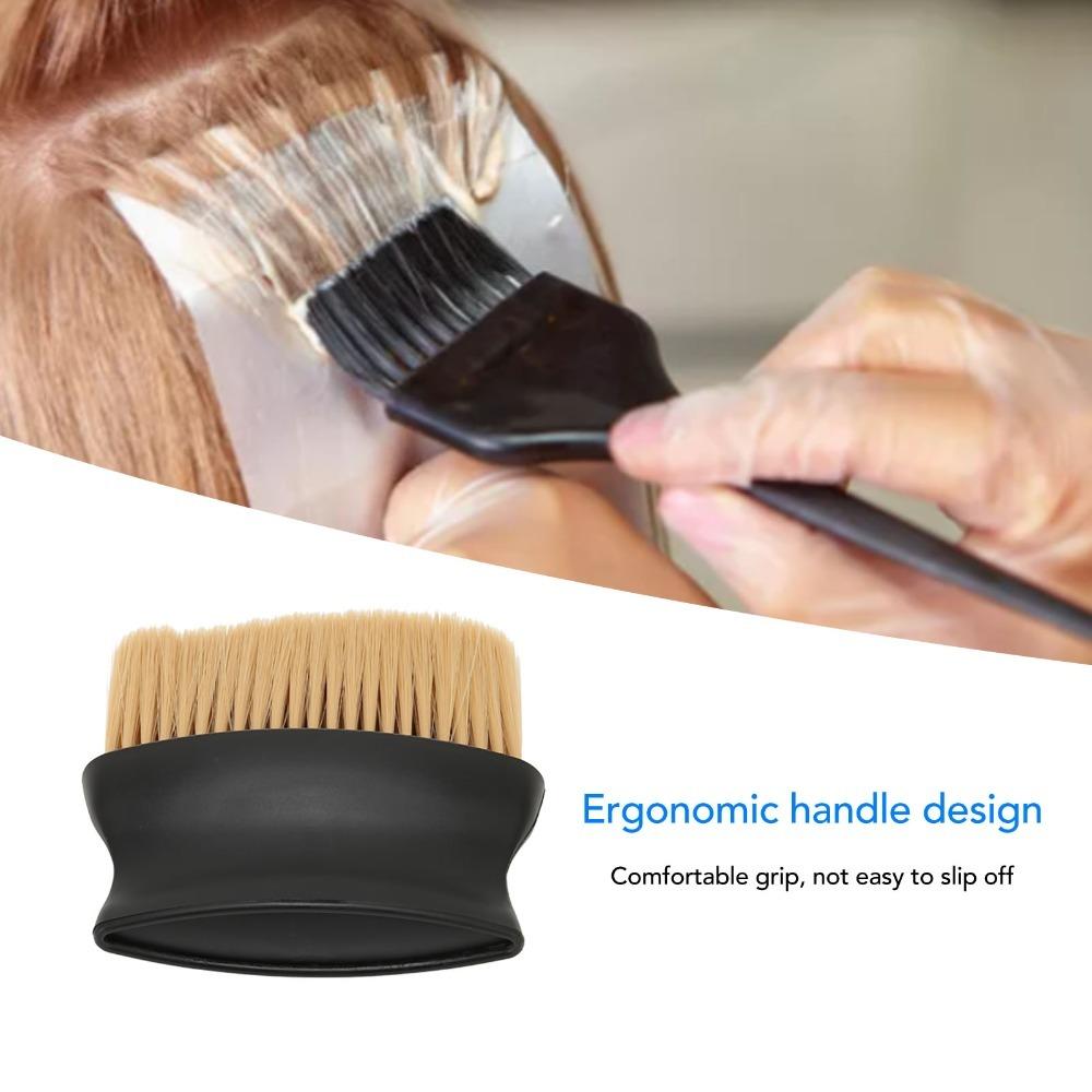 ABS Handle Neck Duster Brush Soft Nylon Hairs Barber Brush Duster For Hairdressing