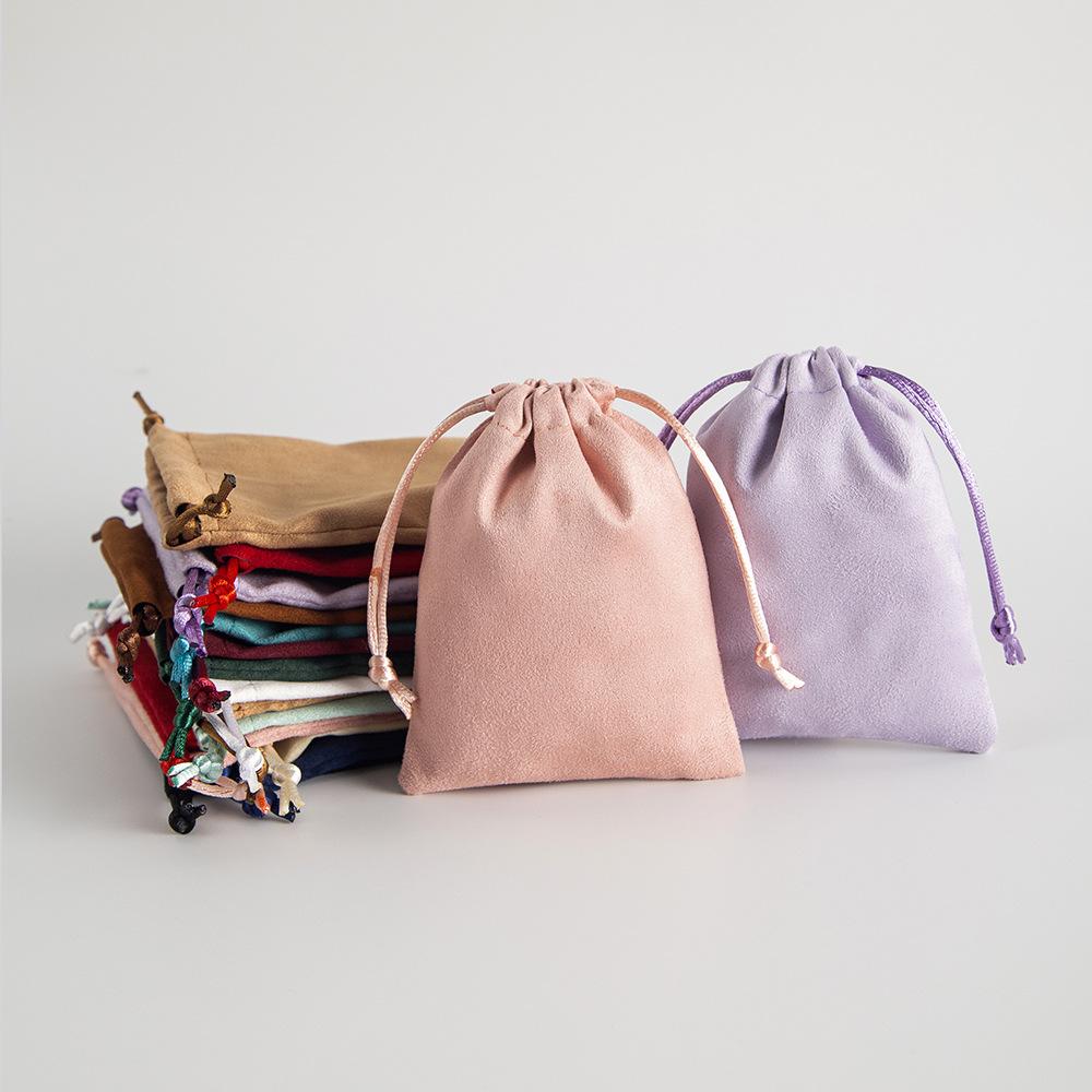 10 шт. бархатных фланелевых мешочков на шнурке, маленькие подарочные сумки для ювелирных изделий 5x7 см, 7x9 см, 8x10 см, рождественские свадебные сувениры для гостей, мешочки для конфет
