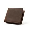 Men's Genuine Leather Anti-Magnetic Wallet with Widened Zipper