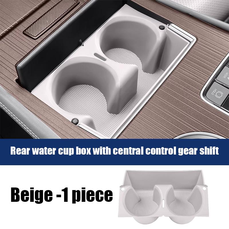Car center console gear shift rear water cup box interior supplies for Toyota Sienna XL40 2024 2025
